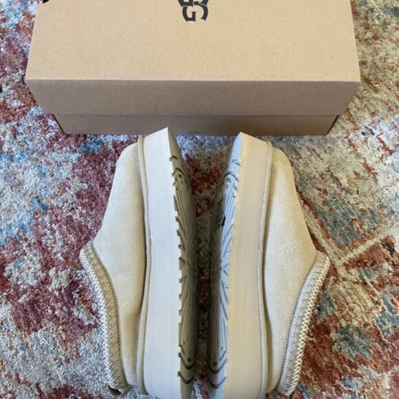 Ugg Tazz Tasman Platform Slippers Beautiful Mustard Seed - Picture 5 of 7